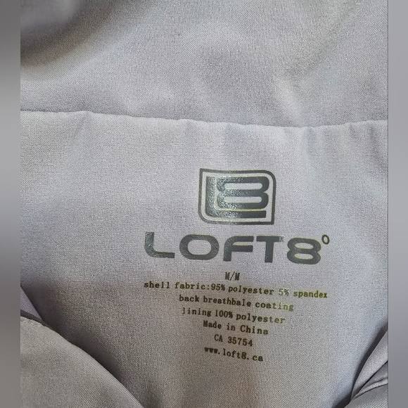 Loft 8 Womens Full Zip Windbreaker Track Jacket Lavender Medium - Picture 7 of 11